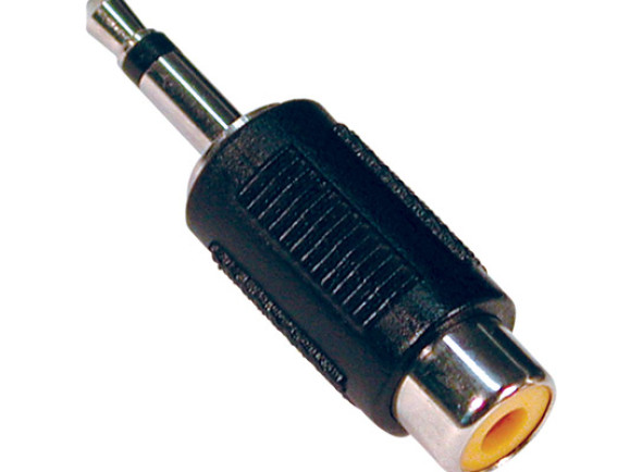 Adaptador 3,5 Macho Mono / RCA Fêmea Adaptador 3,5 Macho Mono / RCA Fêmea